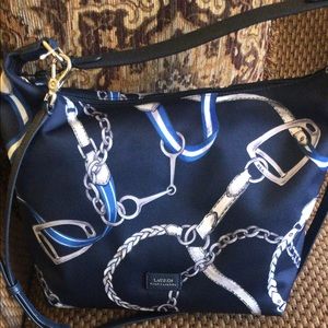Ralph Lauren bag blue color with prints - beautiful bag